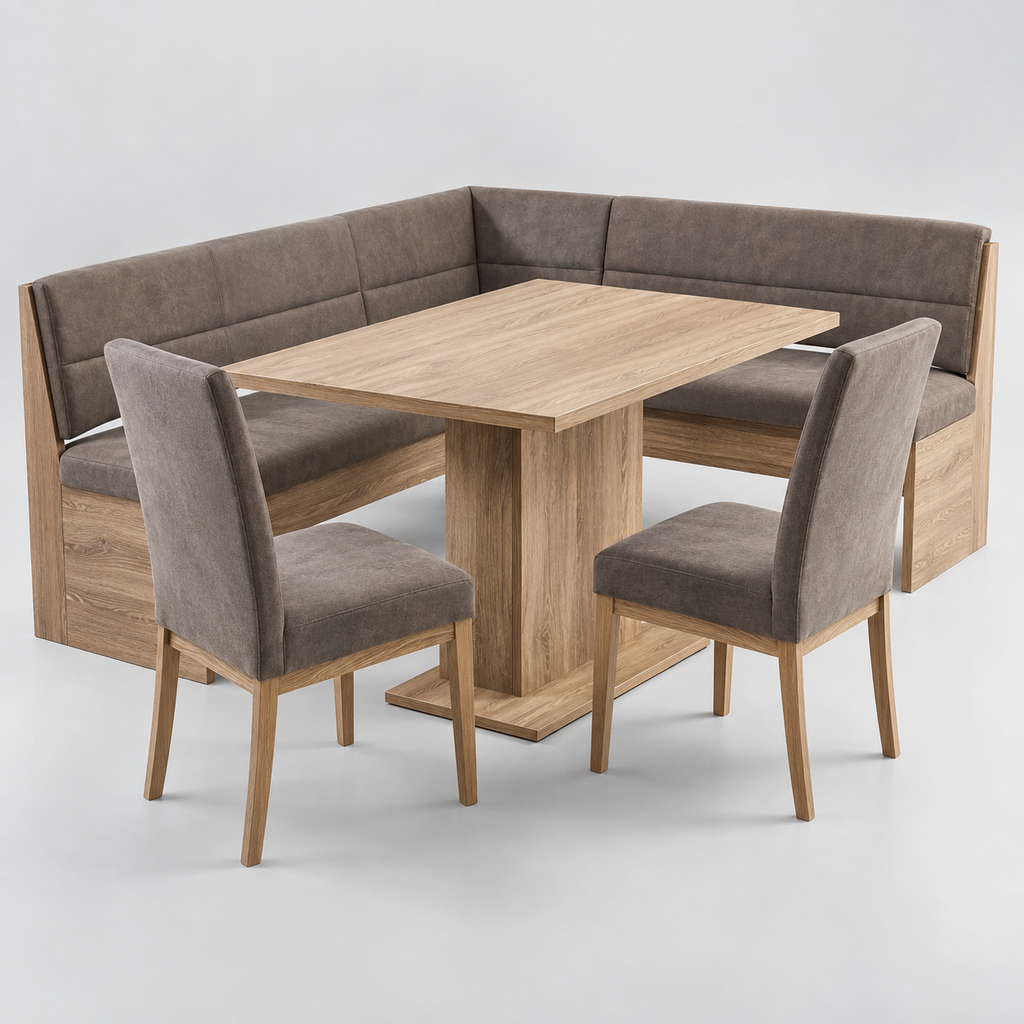 Eckbankgruppe mit Esstisch – originale Detailansicht